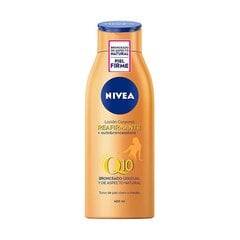 Лосьон для тела Nivea Автозагар Q10+ (400 ml) цена и информация | Крем для автозагара | kaup24.ee