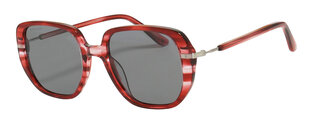 Солнцезащитные очки для женщин One Wolf UF 139 1 54-21, красные & цвета дерева цена и информация | Женские солнцезащитные очки | kaup24.ee