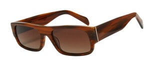 Солнцезащитные очки для мужчин One Wolf UF 141 3 56-19, коричневые &  цвета дерева цена и информация | Солнцезащитные очки для мужчин | kaup24.ee
