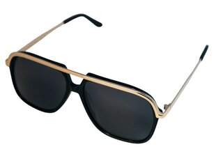 Солнцезащитные очки для женщин Icone UF 134 C1 57-14, черные & золотые цена и информация | Женские солнцезащитные очки | kaup24.ee