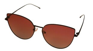 Солнцезащитные очки с металлической оправой для женщин Icone ST 103 C2 61-16, матовые & черные цена и информация | Женские солнцезащитные очки | kaup24.ee