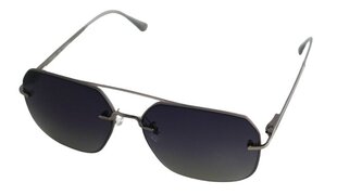 Поляризованные солнцезащитные очки с металлической оправой для мужчин Trendy SP127 C3 58-17, серебристые & прозрачные цена и информация | Солнцезащитные очки для мужчин | kaup24.ee