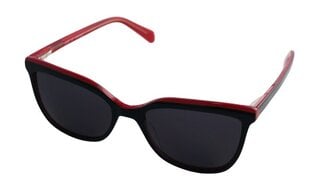 Поляризованные солнцезащитные очки для женщин Trendy SP122 C3 54-18, черные & красные цена и информация | Женские солнцезащитные очки | kaup24.ee