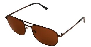 Поляризованные солнцезащитные очки с металлической оправой для мужчин Trendy SP 132 C3 56-19, коричневые цена и информация | Солнцезащитные очки для мужчин | kaup24.ee