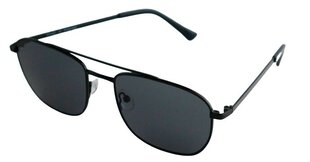 Поляризованные солнцезащитные очки с металлической оправой для мужчин Trendy SP 132 C1 56-19, черные цена и информация | Солнцезащитные очки для мужчин | kaup24.ee