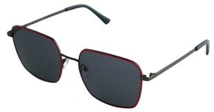 Поляризованные солнцезащитные очки с металлической оправой для женщин Trendy SP 130 C7 55-18, черные & красные цена и информация | Женские солнцезащитные очки | kaup24.ee