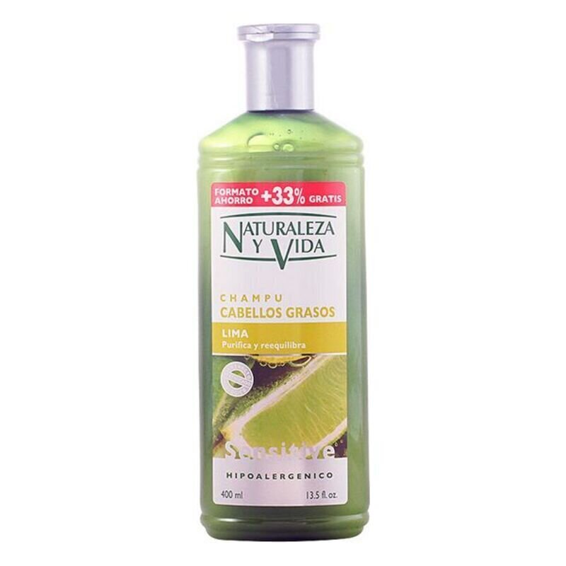 Puhastav Šampoon Sensitive Naturvital (400 ml) цена и информация | Šampoonid | kaup24.ee