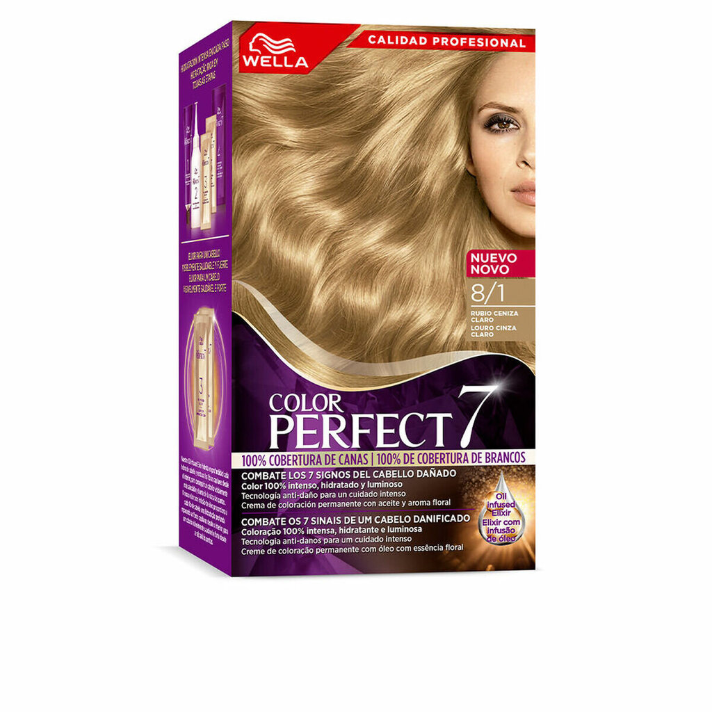 Постоянная краска Wella Color Perfect 7 Nº 8/1 цена | kaup24.ee