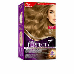 Püsivärv Wella Color Perfect 7 Nº 7/3 Hallid juuksed Kastanblond 60 ml hind ja info | Juuksevärvid | kaup24.ee