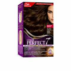 Püsivärv Wella Color Perfect 7 Nº 3/0 Hallid juuksed Tume kastan 60 ml hind ja info | Juuksevärvid | kaup24.ee