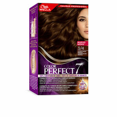 Püsivärv Wella Color Perfect 7 Nº 3/4 Hallid juuksed Tume kastan 60 ml hind ja info | Juuksevärvid | kaup24.ee