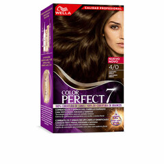 Püsivärv Wella Color Perfect 7 Nº 4/0 Hallid juuksed 60 ml Keskmine kastan hind ja info | Juuksevärvid | kaup24.ee