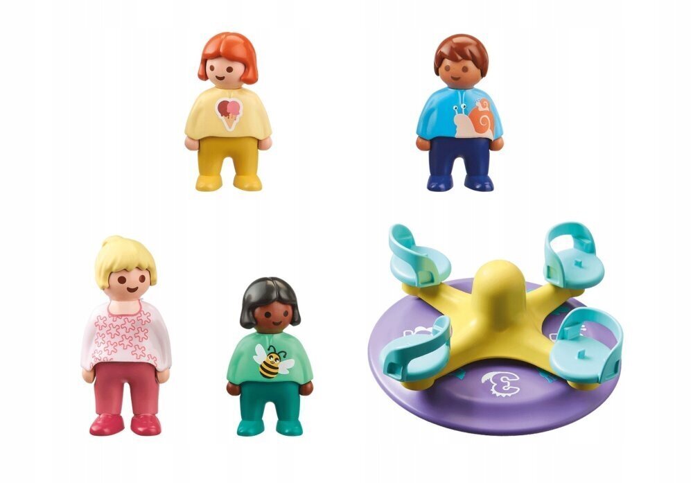 71324 Playmobil 1.2.3: Numbrite karussell hind ja info | Klotsid ja konstruktorid | kaup24.ee