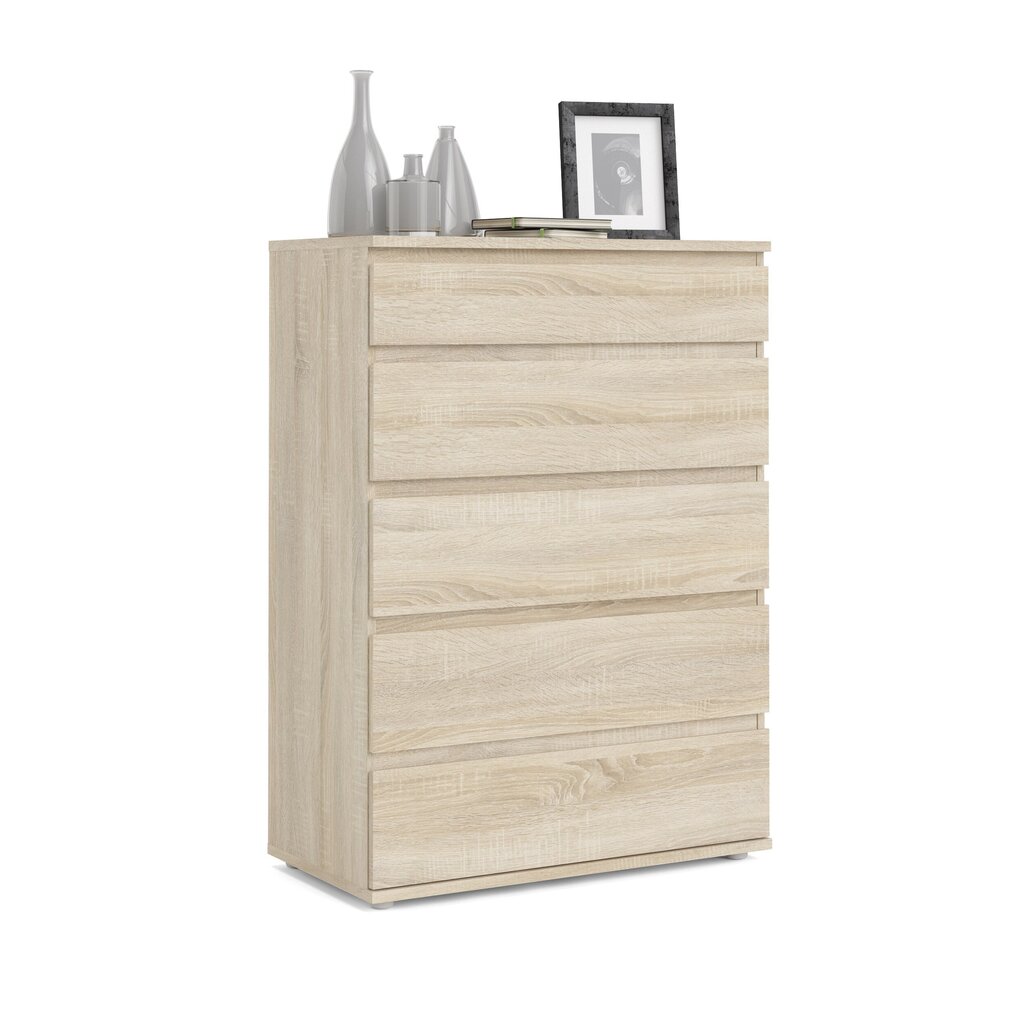 Nova Chest 5 drawers - Parcel Oak structure hind ja info | Kummutid | kaup24.ee