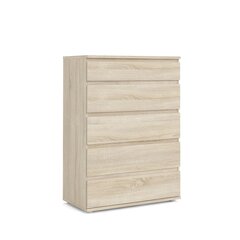Nova Chest 5 drawers - Parcel Oak structure цена и информация | Комоды | kaup24.ee