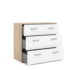 Шкаф Space, белый/коричневый цена и информация | Шкафчики в гостиную | kaup24.ee
