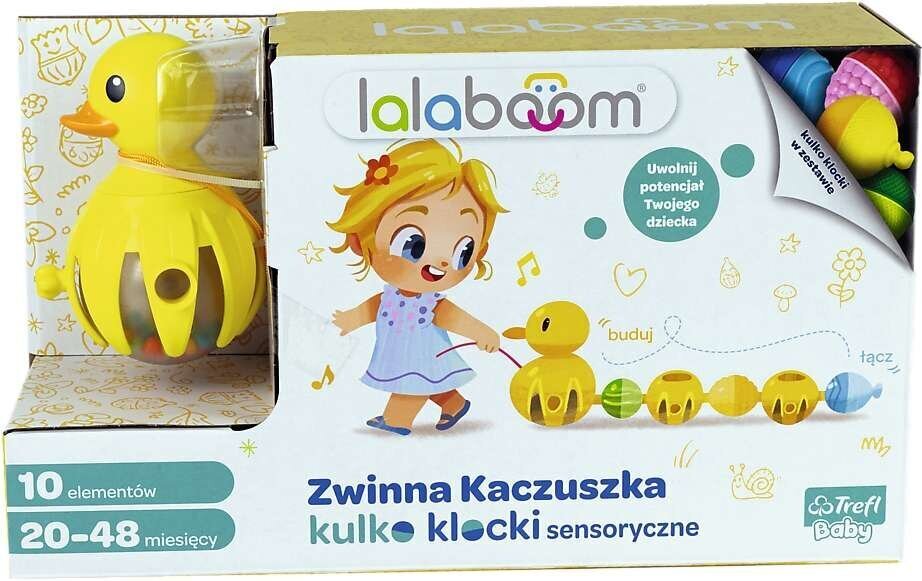 Palliplokid Lalaboom Duck 10 tükki hind ja info | Imikute mänguasjad | kaup24.ee