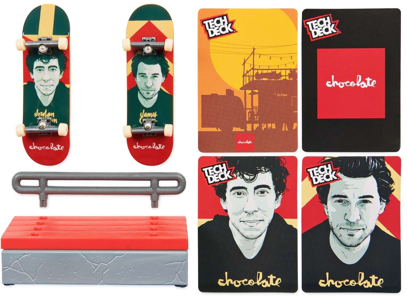 Sõrmerulade komplekt Tech Deck Chocolate VS Series hind ja info | Poiste mänguasjad | kaup24.ee