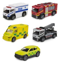 Teamsterz City Trucks 5 alarmsõidukit hind ja info | Poiste mänguasjad | kaup24.ee