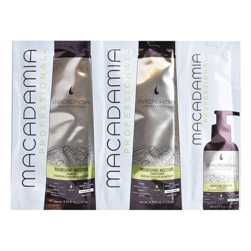 Naiste soengukomplekt Nourishing Moisture Trio Macadamia (3 pcs) цена и информация | Šampoonid | kaup24.ee
