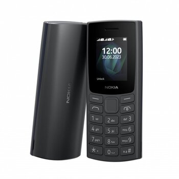 Nokia 105 (2023) TA-1557 Dual SIM Charcoal hind ja info | Telefonid | kaup24.ee