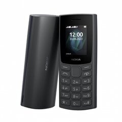 Nokia 105 (2023) TA-1557 Dual SIM Charcoal цена и информация | Мобильные телефоны | kaup24.ee