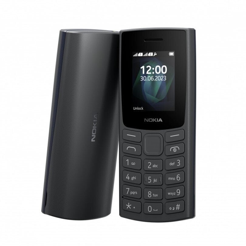 Nokia 105 (2023) TA-1569 Single SIM Charcoal hind ja info | Telefonid | kaup24.ee