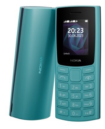 Nokia 105 (2023) TA-1551 4G Dual SIM Blue hind ja info | Telefonid | kaup24.ee
