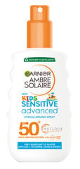 Päikesekaitsesprei Garnier Ambre Solaire Kids SPF50, 200ml, komplektis 3 pakendit цена и информация | Кремы от загара | kaup24.ee