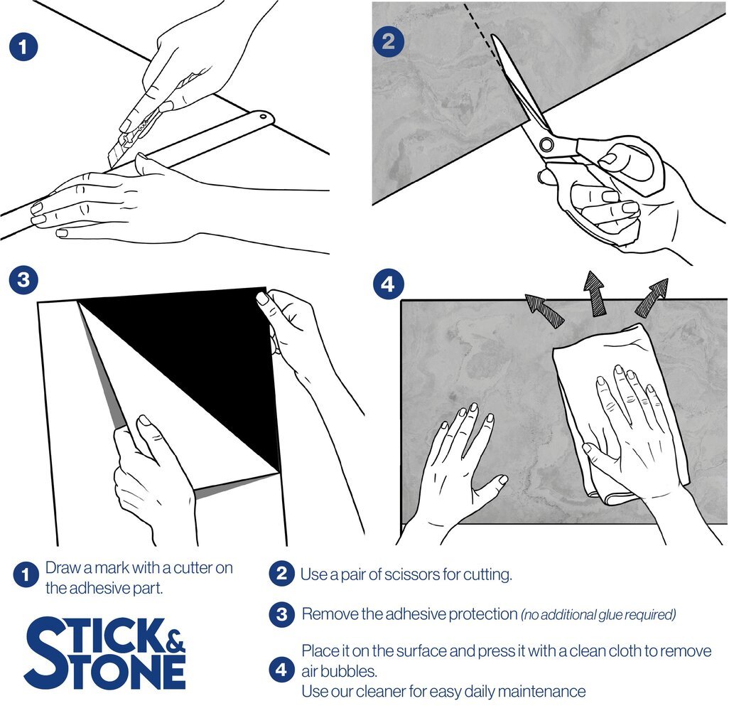 Looduslikust kivist lehed Stick&Stone Madrid hind ja info | Seinaplaadid | kaup24.ee
