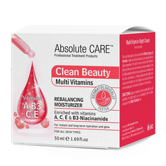 Niisutav näokreem Absolute Care Multi Vitamins, 50 ml цена и информация | Кремы для лица | kaup24.ee