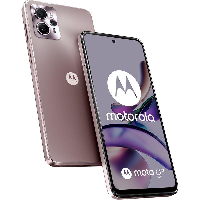 Motorola Moto G13 4/128GB Rose Gold PAWV0018SE hind ja info | Telefonid | kaup24.ee