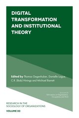 Digital Transformation and Institutional Theory hind ja info | Ühiskonnateemalised raamatud | kaup24.ee