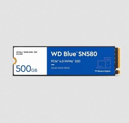 WD Blue SN580 WDS500G3B0E цена и информация | Внутренние жёсткие диски (HDD, SSD, Hybrid) | kaup24.ee