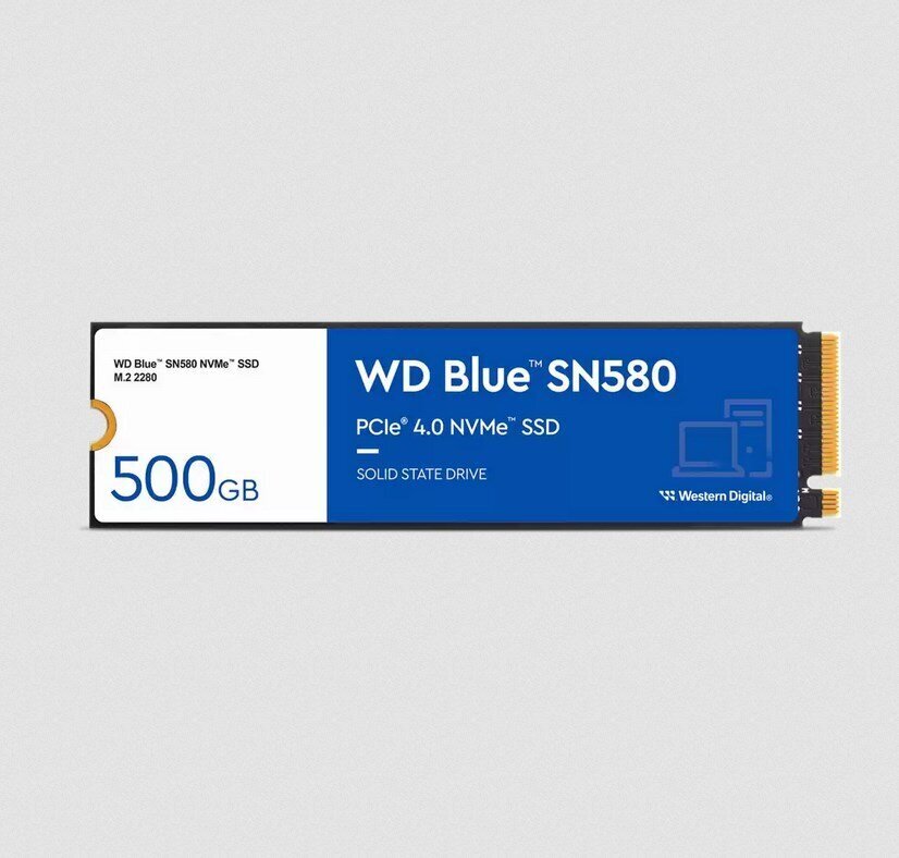 WD Blue SN580 WDS500G3B0E цена и информация | Sisemised kõvakettad (HDD, SSD, Hybrid) | kaup24.ee