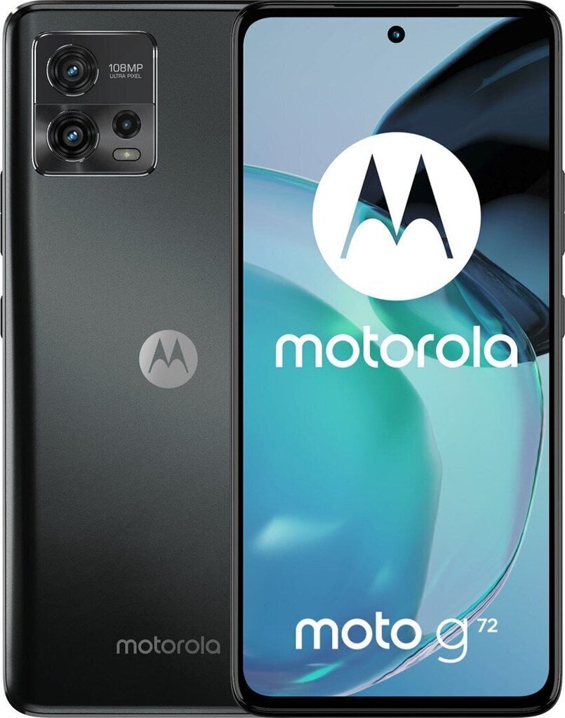 Motorola Moto G72 6/128GB Meteorite Grey PAVG0000SE hind ja info | Telefonid | kaup24.ee
