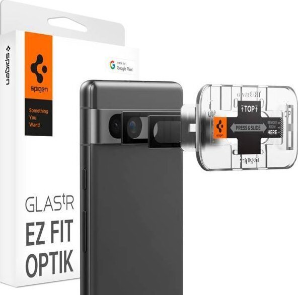 Spigen Optik.TR EZ Fit Camera Lens Protector цена и информация | Ekraani kaitsekiled | kaup24.ee