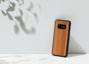 Mobiiltelefoni tagus Man&Wood sobib Samsung Galaxy S10 Lite, Cappuccino, Must hind ja info | Elektroonikaseadmete tarvikud kahjustatud pakendis | kaup24.ee