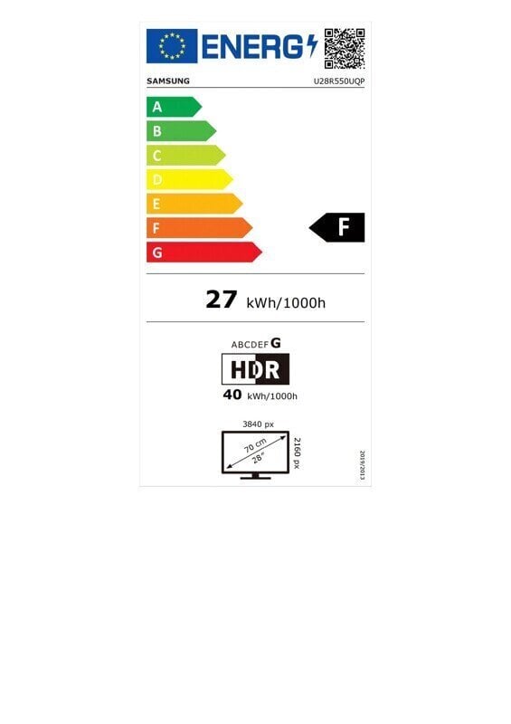 Monitor Samsung U28R550UQP IPS 28" 4K hind ja info | Monitorid | kaup24.ee