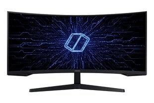 Samsung Монитор 34 дюйма LC34G55TWWPXEN VA 3440x1440 Ultra WQHD 21:9 киноформат 1xHDMI/1xDP 1 мс (MPRT) изогнутый 165 Гц Игры 2 года d2d цена и информация | Мониторы | kaup24.ee