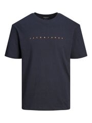 Jack & Jones Poiste T-särk 12237435*02, Sinine 5715425309809 hind ja info | Poiste särgid | kaup24.ee