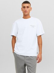 Мужская футболка Jack & Jones 12245400*03, белая, 5715429270365 цена и информация | Мужские футболки | kaup24.ee