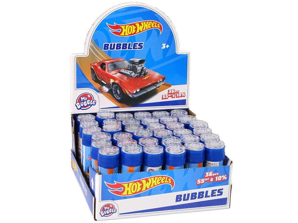 Hot Wheels seebimullid, 55 ml цена и информация | Mänguasjad (vesi, rand ja liiv) | kaup24.ee