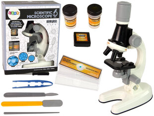 Игрушечный набор микроскопов LeanToys, белый цена и информация | Развивающие игрушки | kaup24.ee