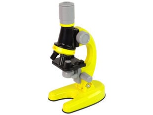 Mängumikroskoobi komplekt, LeanToys, kollane hind ja info | Arendavad mänguasjad | kaup24.ee