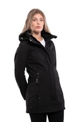 Luhta naiste softshell-jope Iloniemi 34430-4*990, must 6438549274738 цена и информация | Женские куртки | kaup24.ee