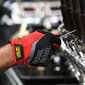 Kindad Mechanix FastFit® 02, must/punane, suurus S hind ja info | Mootorratta kindad, kaitsmed | kaup24.ee