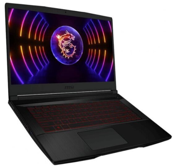 MSI 15.6'' Thin GF63 12VF i7-12650H 16GB 512GB SSD RTX 4060 Windows 11 hind ja info | Sülearvutid | kaup24.ee