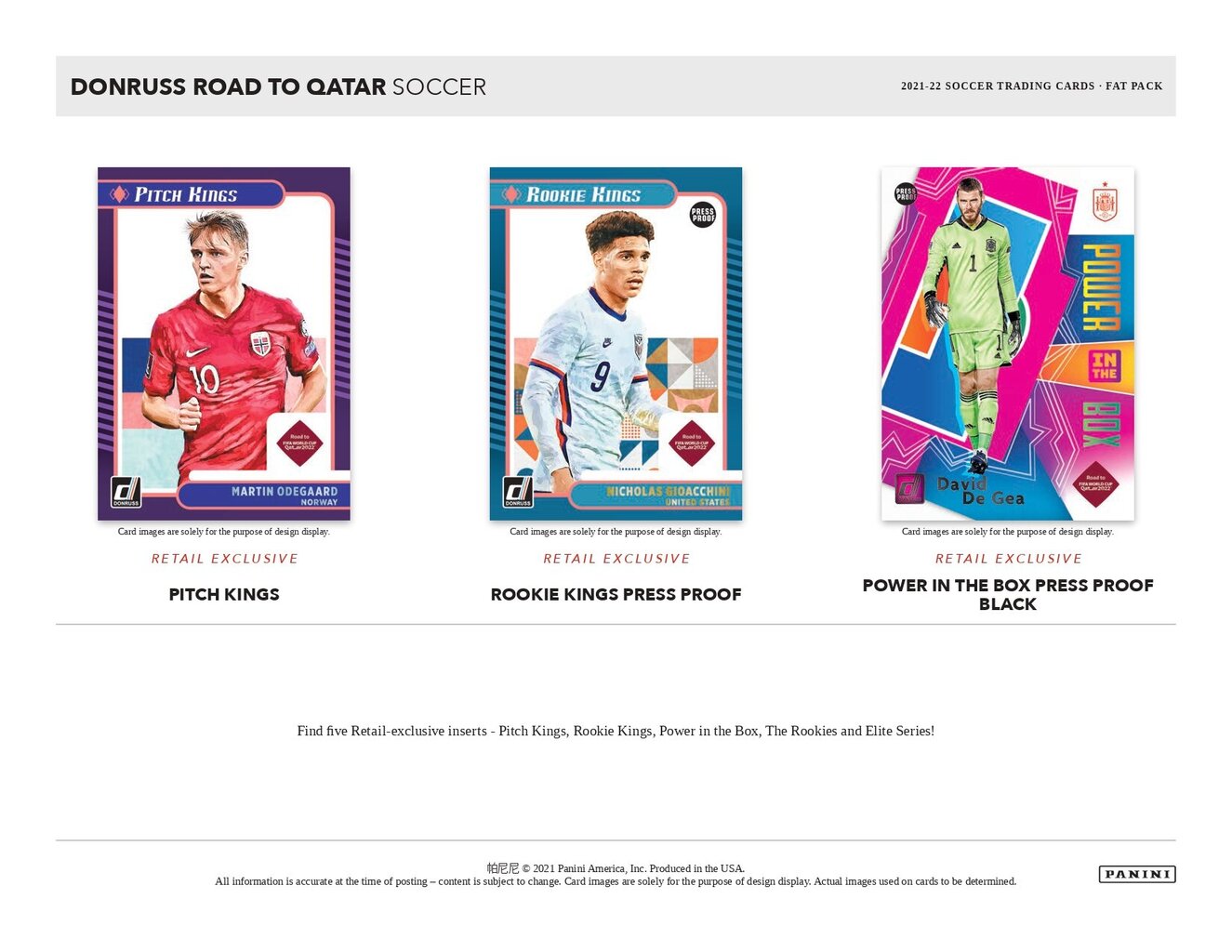 Jalgpallikaardid Panini Donruss Soccer 2021/2022 Road to Qatar Fat Pack цена и информация | Hobikaardid | kaup24.ee