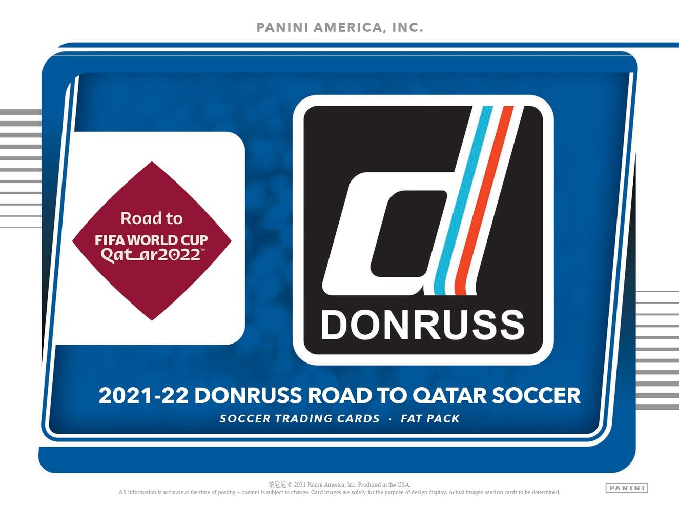 Jalgpallikaardid Panini Donruss Soccer 2021/2022 Road to Qatar Fat Pack цена и информация | Hobikaardid | kaup24.ee